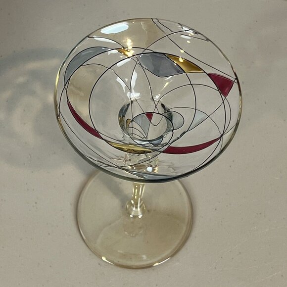 Partylite Mosaic Candle Holder Calypso Stained Glass Tapered 7" - Picture 2 of 16